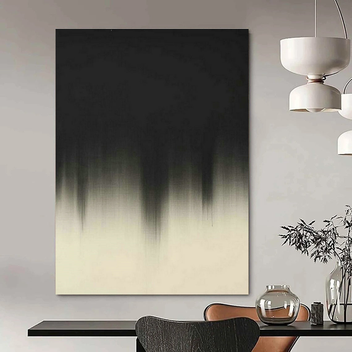 Enormous Custom Hand-Painted Abstract Painting - Artisanal Spirit for Handmade Soap Boutiques  DLZ0249