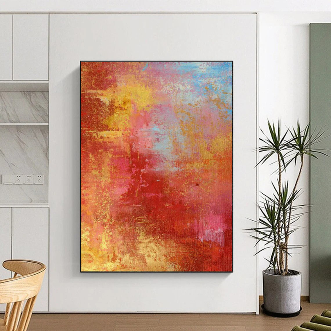 Big Custom Handmade Abstract Artwork for Coin Collecting Clubs  DLZ0021