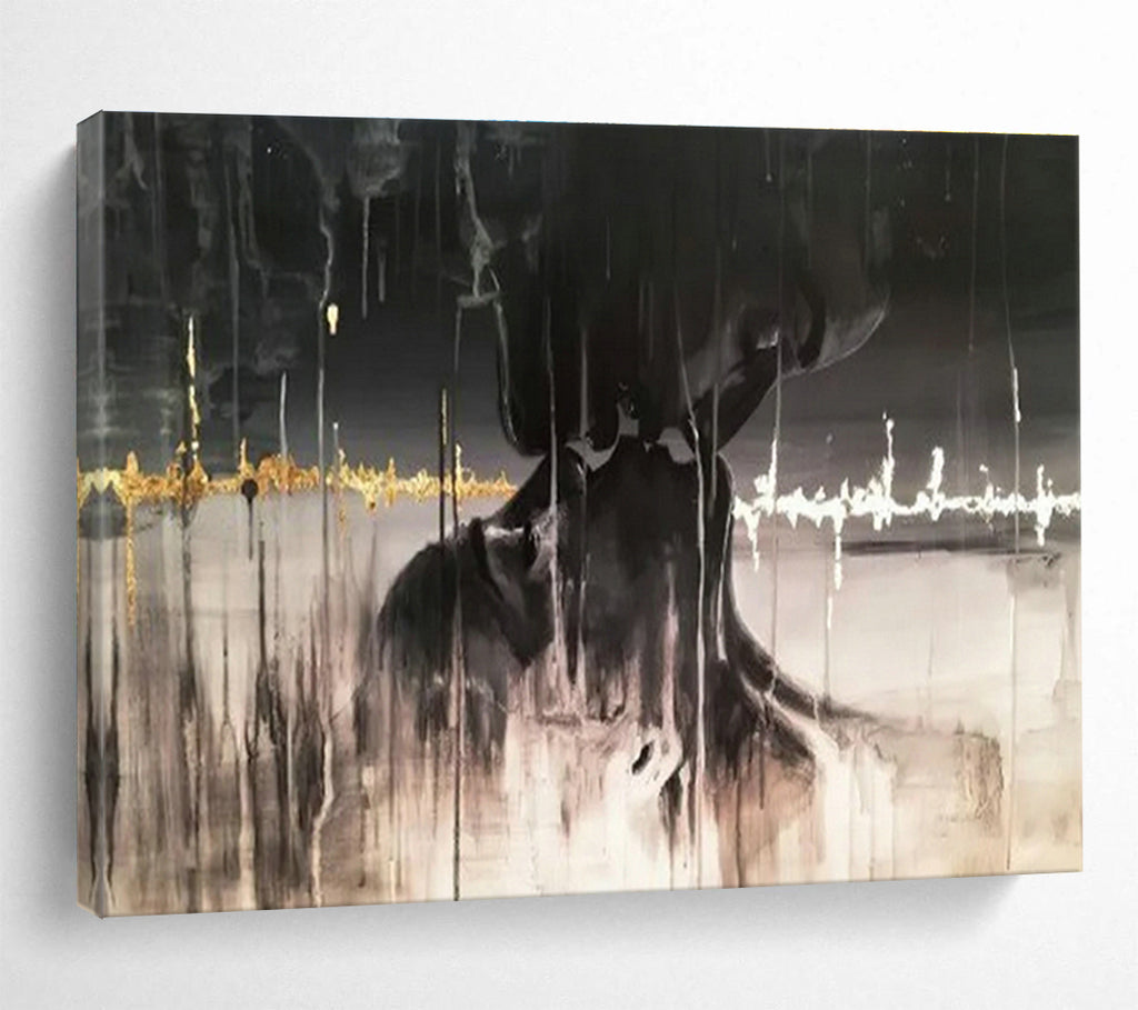 Massive Custom Handmade Abstract Wall Art for Exhibition Halls DLZ3284