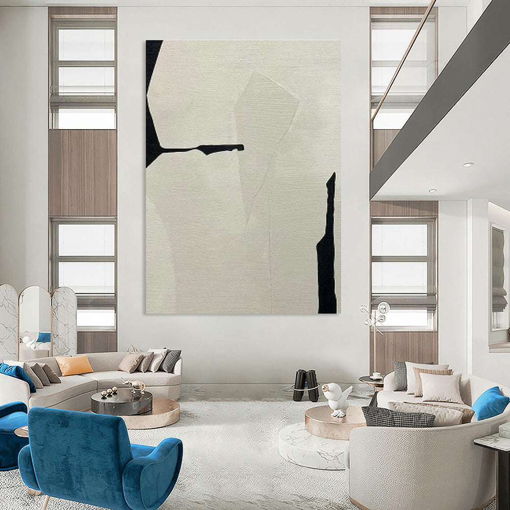 Ornate Large-Scale Custom Hand-Painted Abstract Artwork - Exotic Flair for Spice Markets  DLZ0239