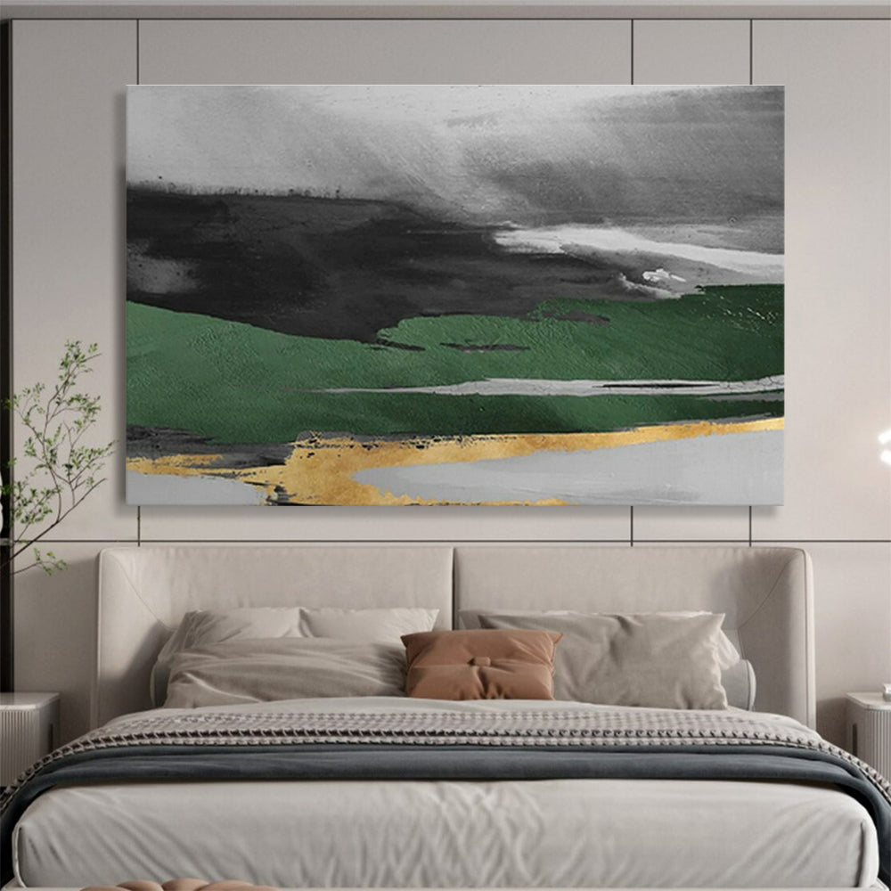 Large Custom Abstract Hand-Painted Art for Underwater Cultural Heritage Digital Reconstruction Studio DLZ2990