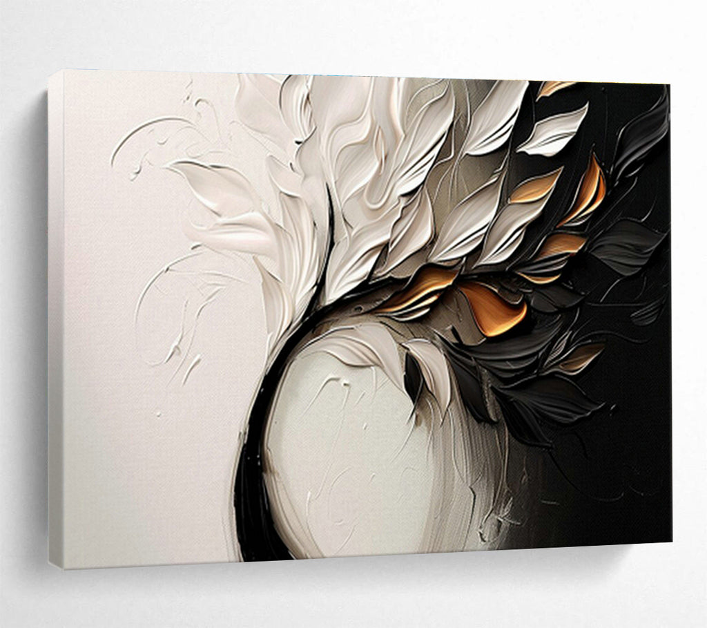 Custom-Made Giant Abstract Hand Painting for Underwater Sensor Network Power Supply Optimization Center DLZ3132