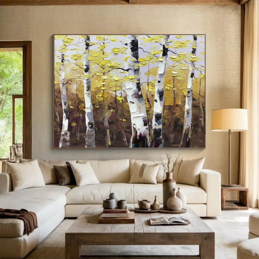 Customized Large-Scale Abstract Hand Painting for Arctic Tundra Vegetation Research Center DLZ3010