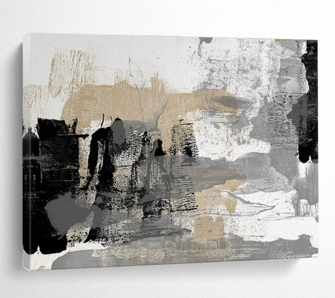 Oversized Custom Hand-Painted Abstract Art for Sustainable Forestry Management Center DLZ2832