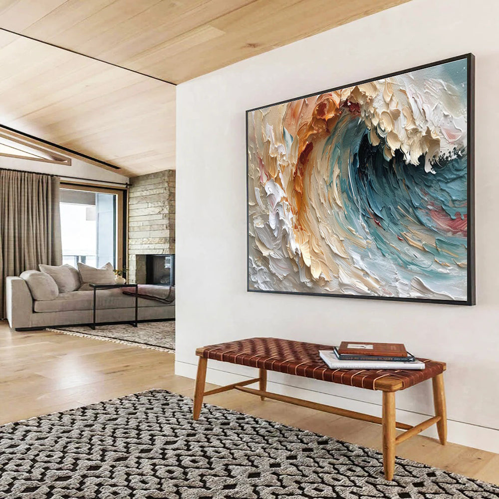 Customized Large-Scale Abstract Hand Painting for Underwater Archaeological Site 3D Mapping Studio DLZ3060