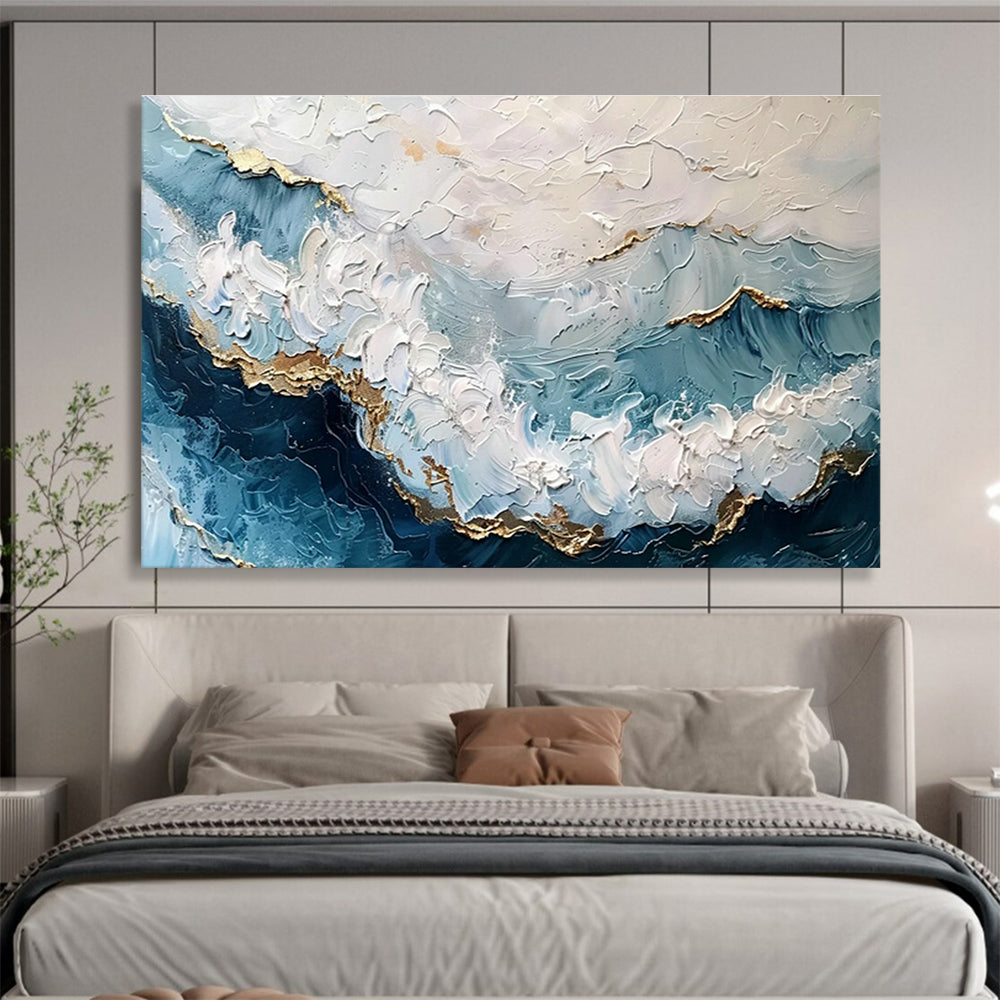 Customizable Floating Solar Farm Abstract Hand Painting DLZ2540