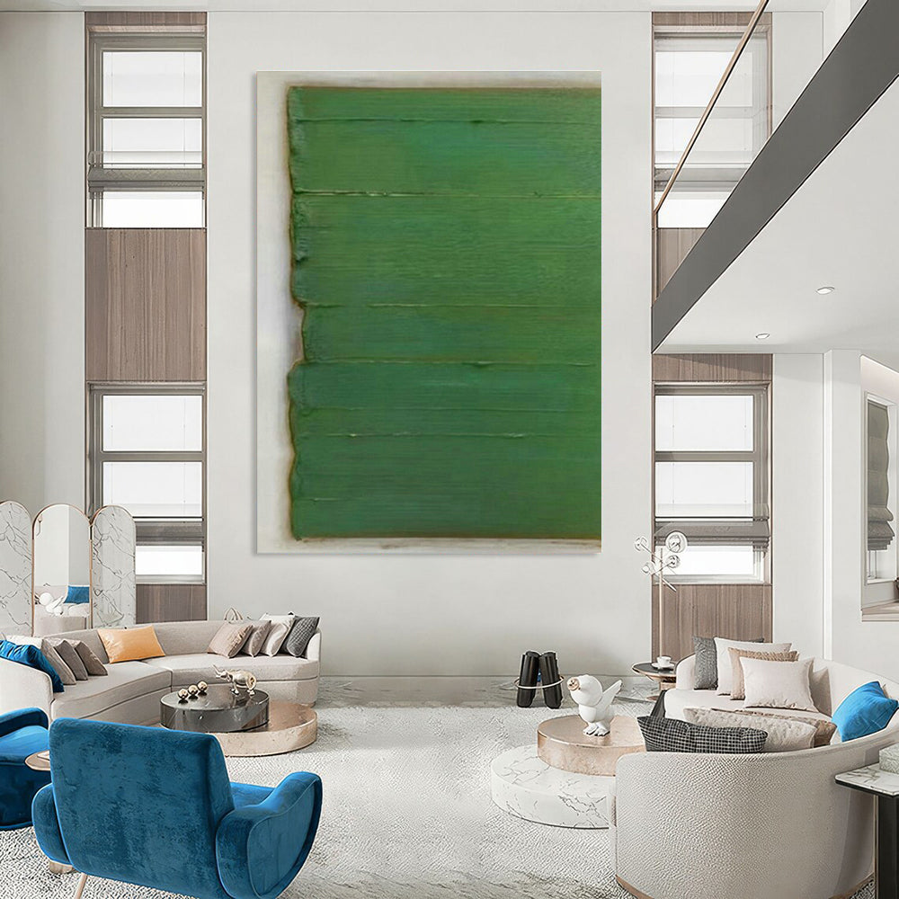 Enormous Custom Hand-Painted Abstract Painting - Artistic Flair for Fashion Design Schools’ Showrooms  DLZ0322