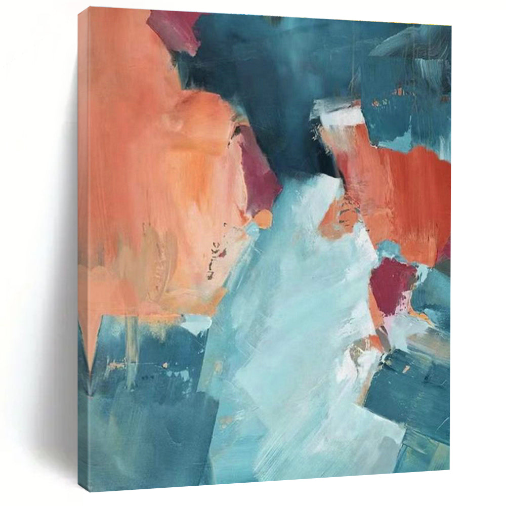 Striking Custom Hand-Painted Abstract Painting - Mysterious Aura for Ghost Story Telling Venues  DLZ0276