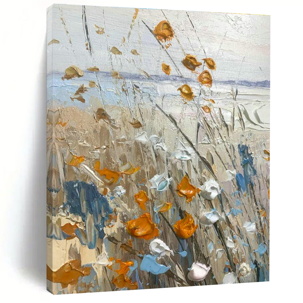 Large-Scale Custom Hand-Painted Abstract Painting for Gyms  DLZ0125
