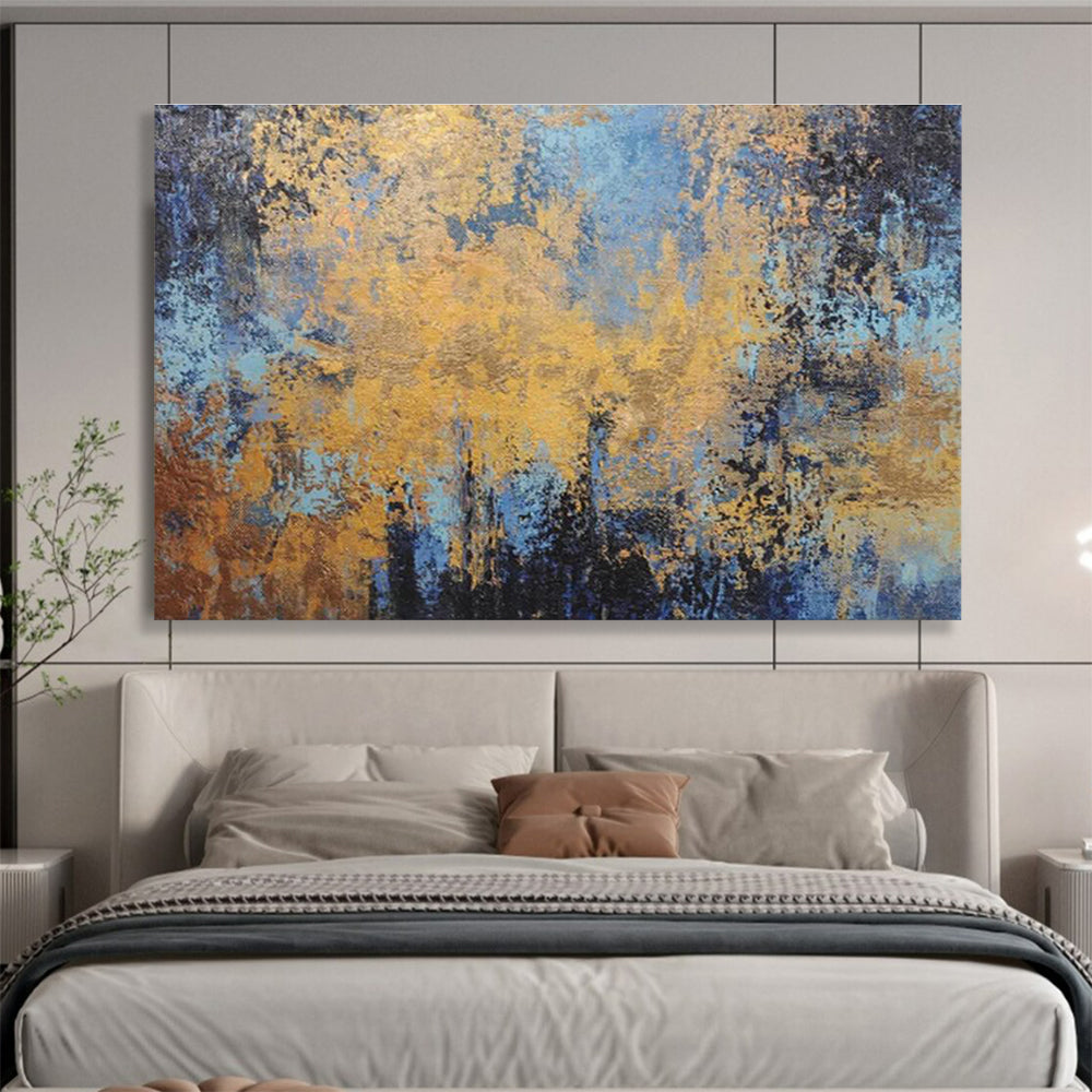 Custom Oversized Acrylic Abstract Painting - Hand-Painted for Living Room