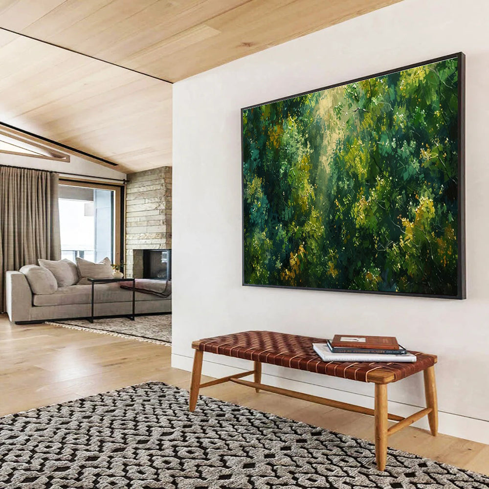 Customized Large-Scale Abstract Hand Painting for Urban Pollinator Insect Habitat Microclimate Research Center DLZ3195