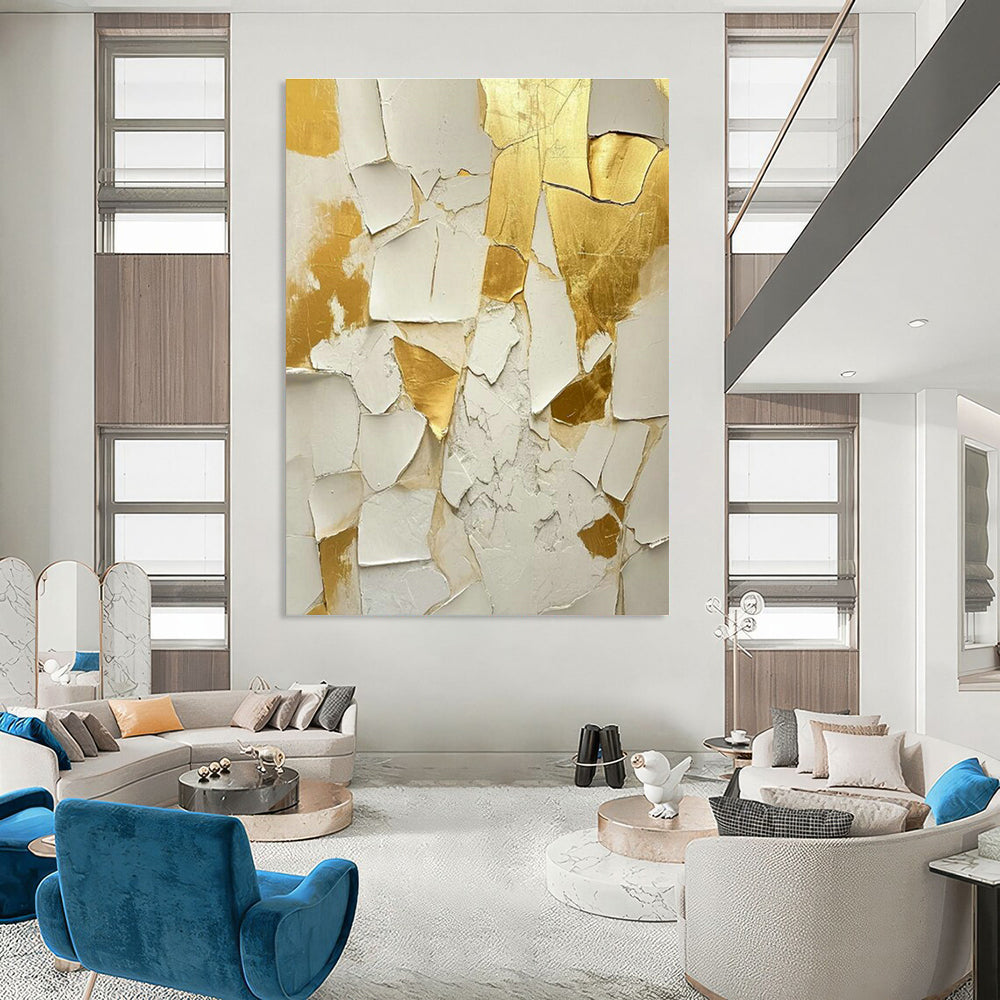 Colossal Custom Hand-Painted Abstract Canvas - Cosmic Wonders for Planetarium Domes  DLZ0328