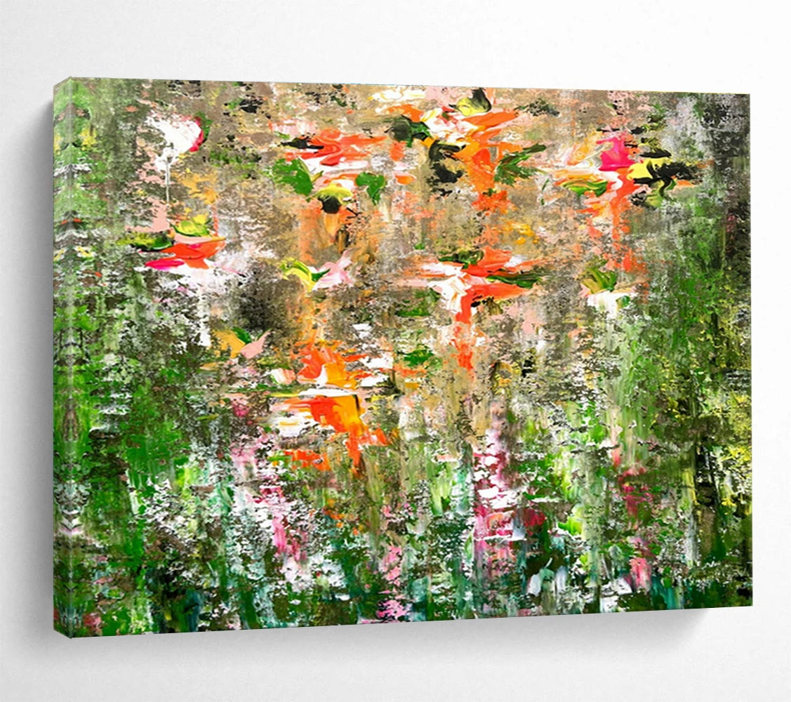 Extra Wide Custom Handmade Abstract Painting for Airport Lounges DLZ3306