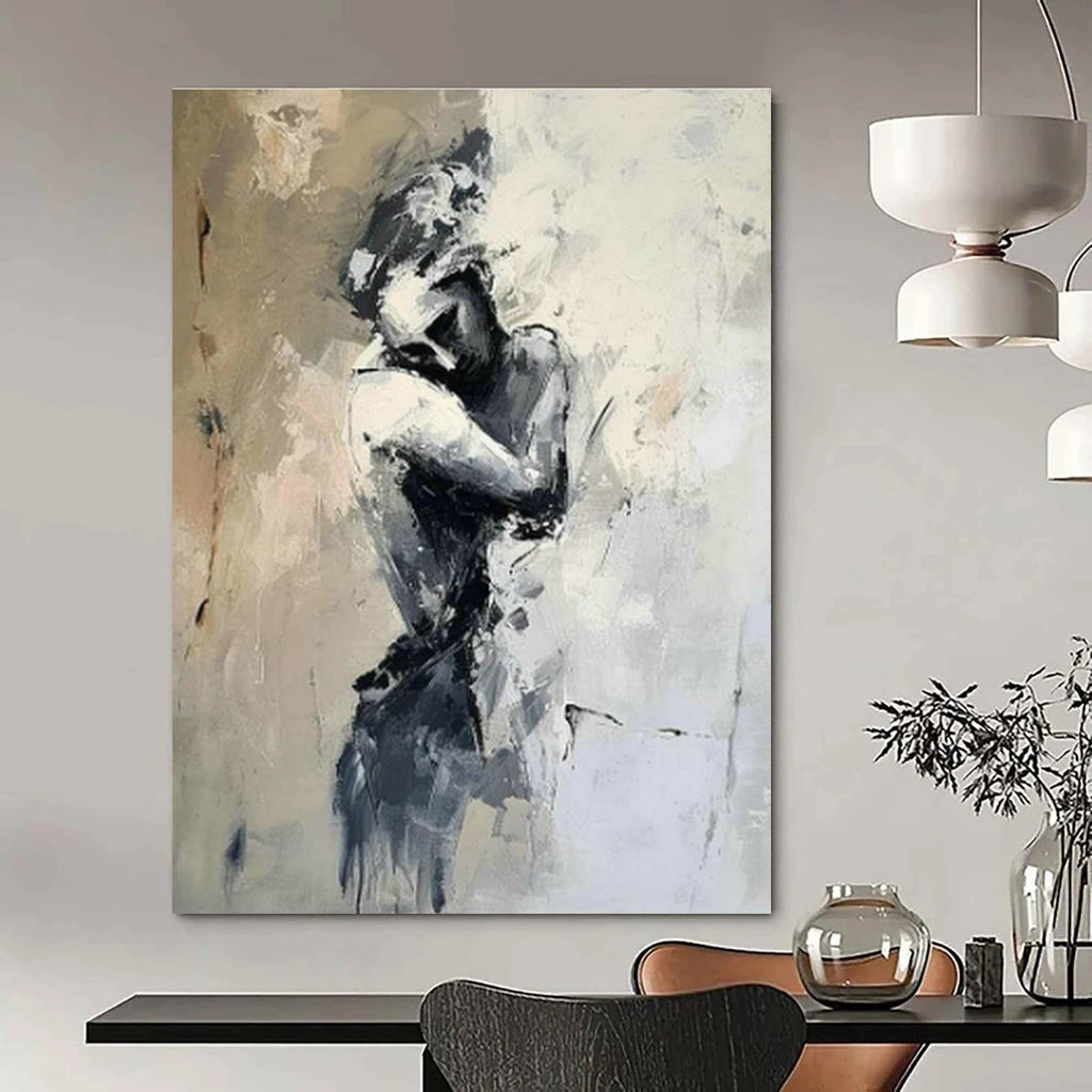 Extra Large Custom Handmade Abstract Painting for Urban Bike Repair Shops  DLZ0109