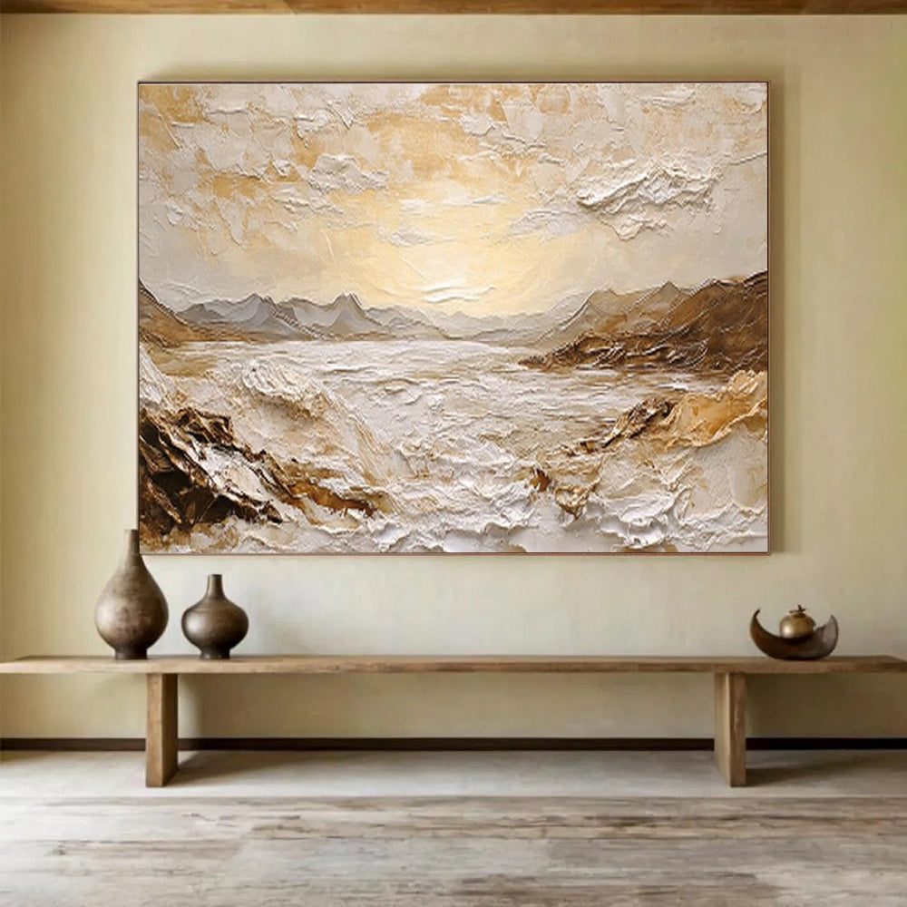 Large-Size Custom Hand-Painted Abstract Painting for Drone Delivery Fleet Operations Center DLZ2844