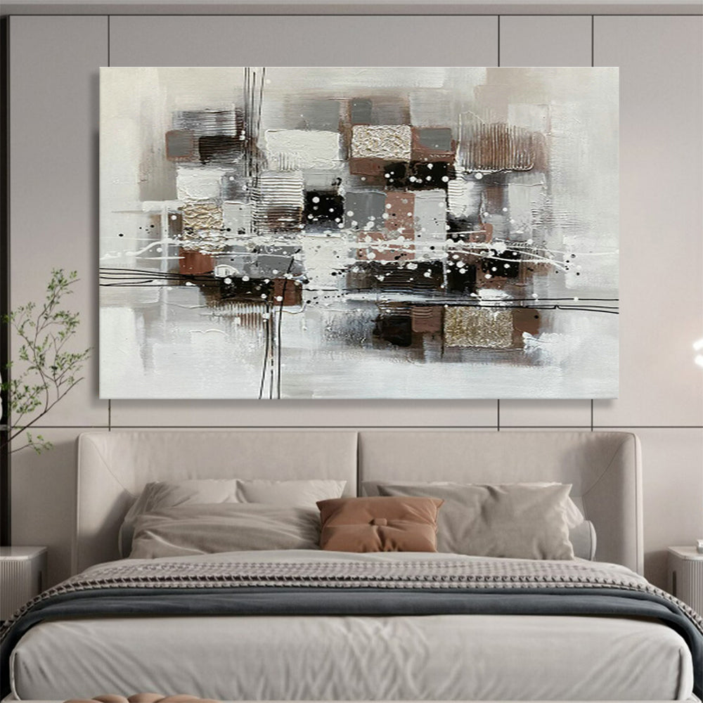 Custom Giant Abstract Hand Painting for Funeral Home DLZ2738