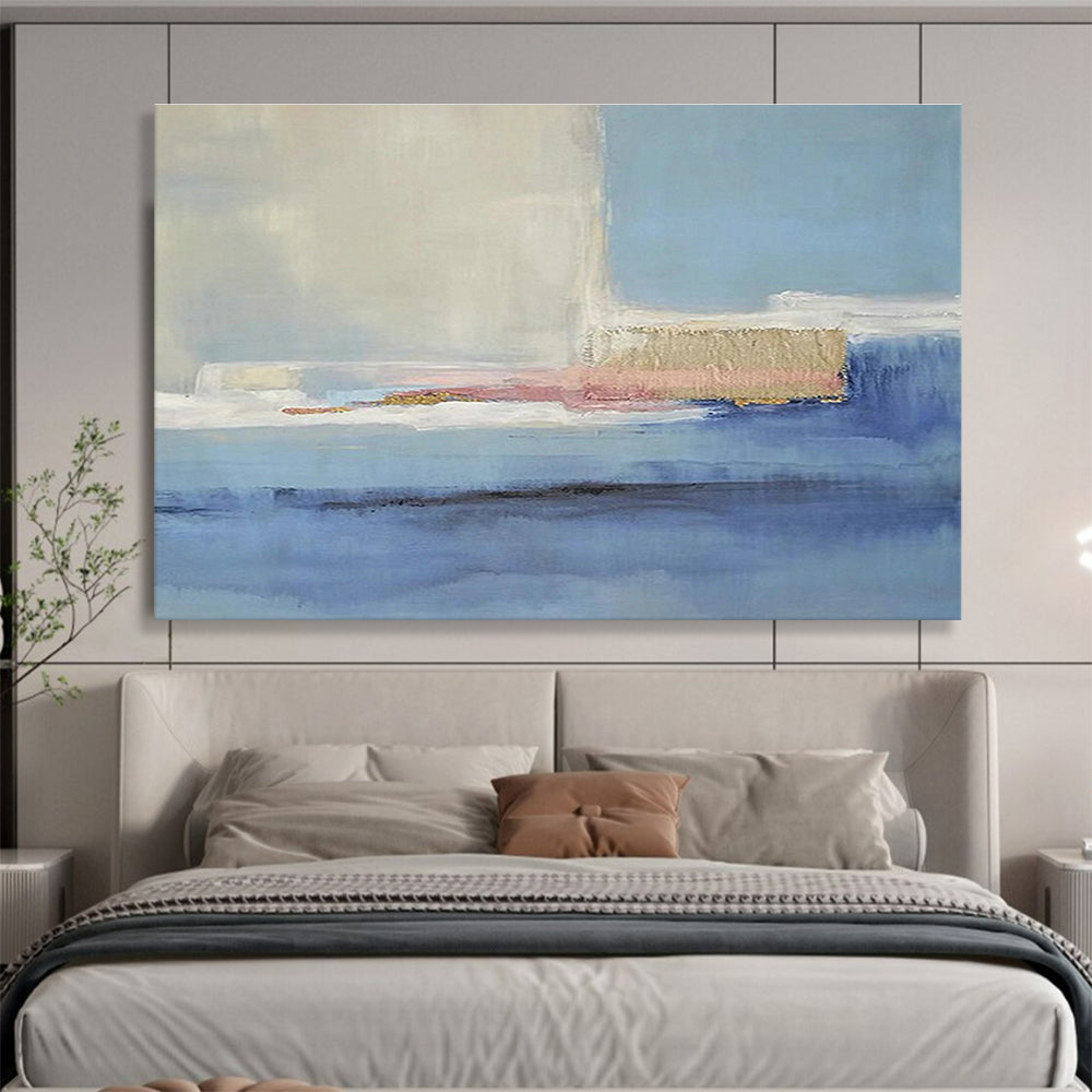 Custom-Made Giant Abstract Hand Painting for Cruise Ship Grand Lobby DLZ2791
