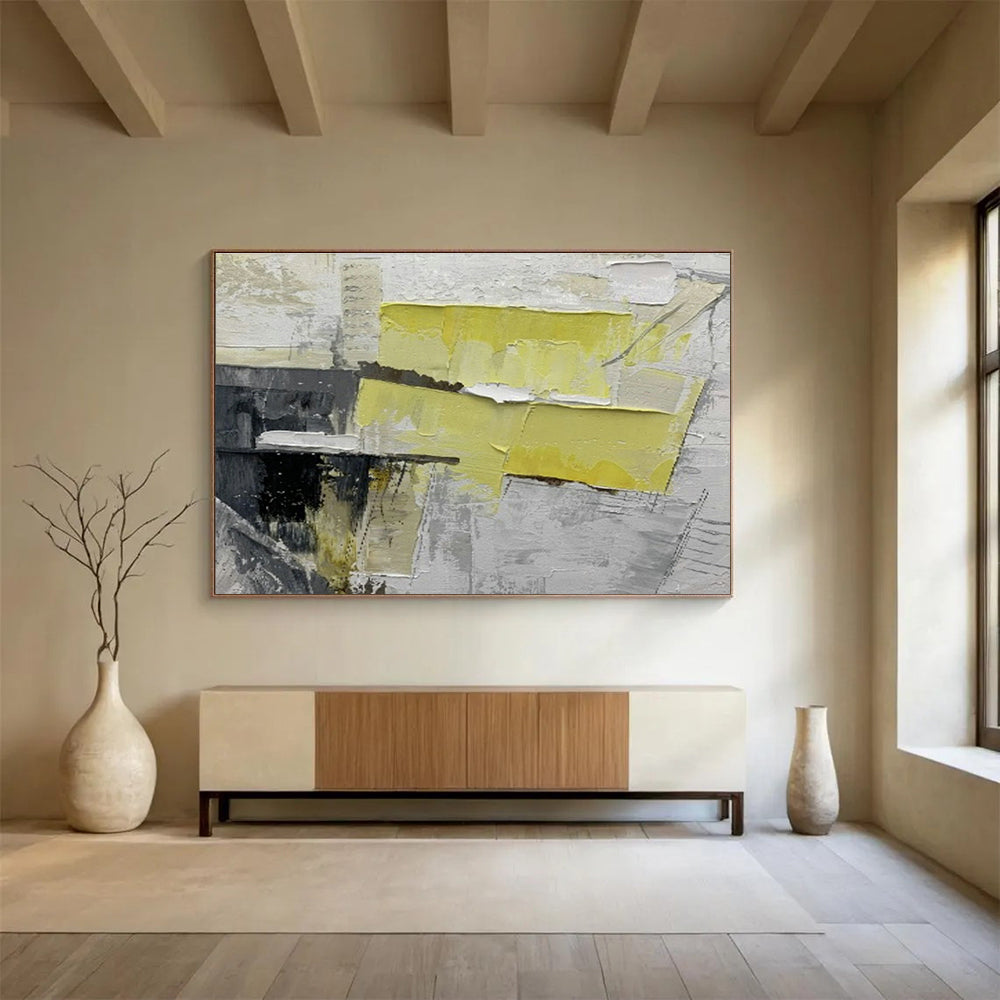 Large Custom Abstract Hand-Painted Art for Urban Vertical Bee Colony Tower DLZ2979