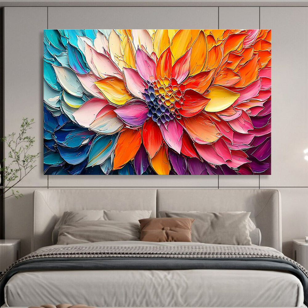 Customizable Extra Large Hand-Painted Abstract Painting for Living Room DLZ3250
