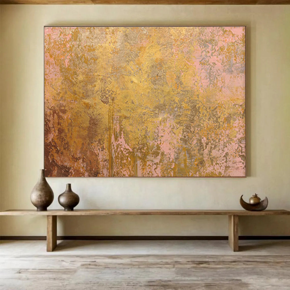 High-Saturation Custom Hand-Painted Color Block Abstract Art for Kids' Spaces and Play Areas