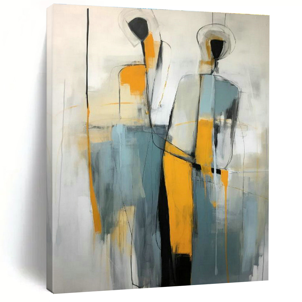 Vast Custom Hand-Painted Abstract Painting - Artistic Vision for Film Production Studios  DLZ0285