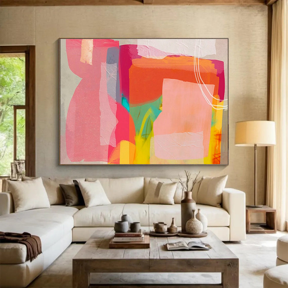 Bespoke Underwater Renewable Energy Farm Oversized Abstract Hand-Painted Mural DLZ2585