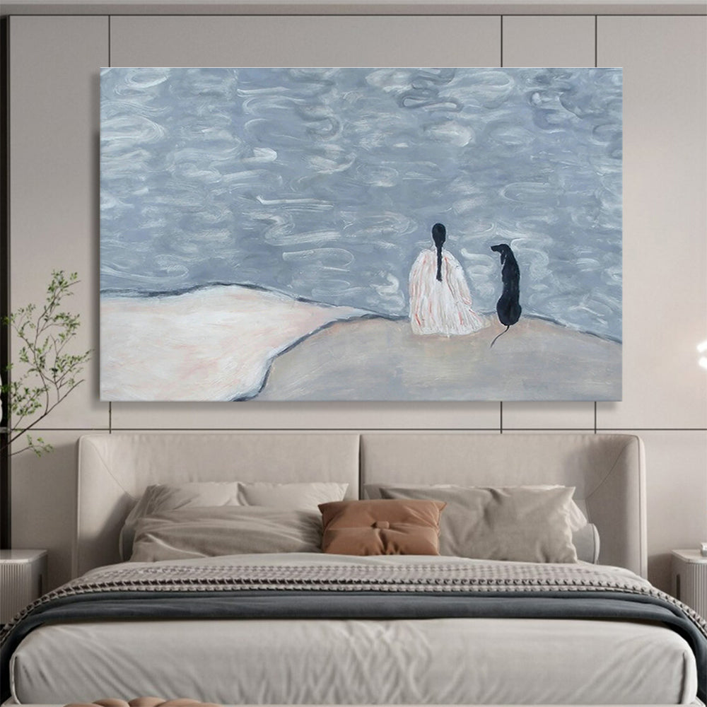 Custom-Made Giant Abstract Hand Painting for Riverboat Casino Grand Ballroom DLZ2807