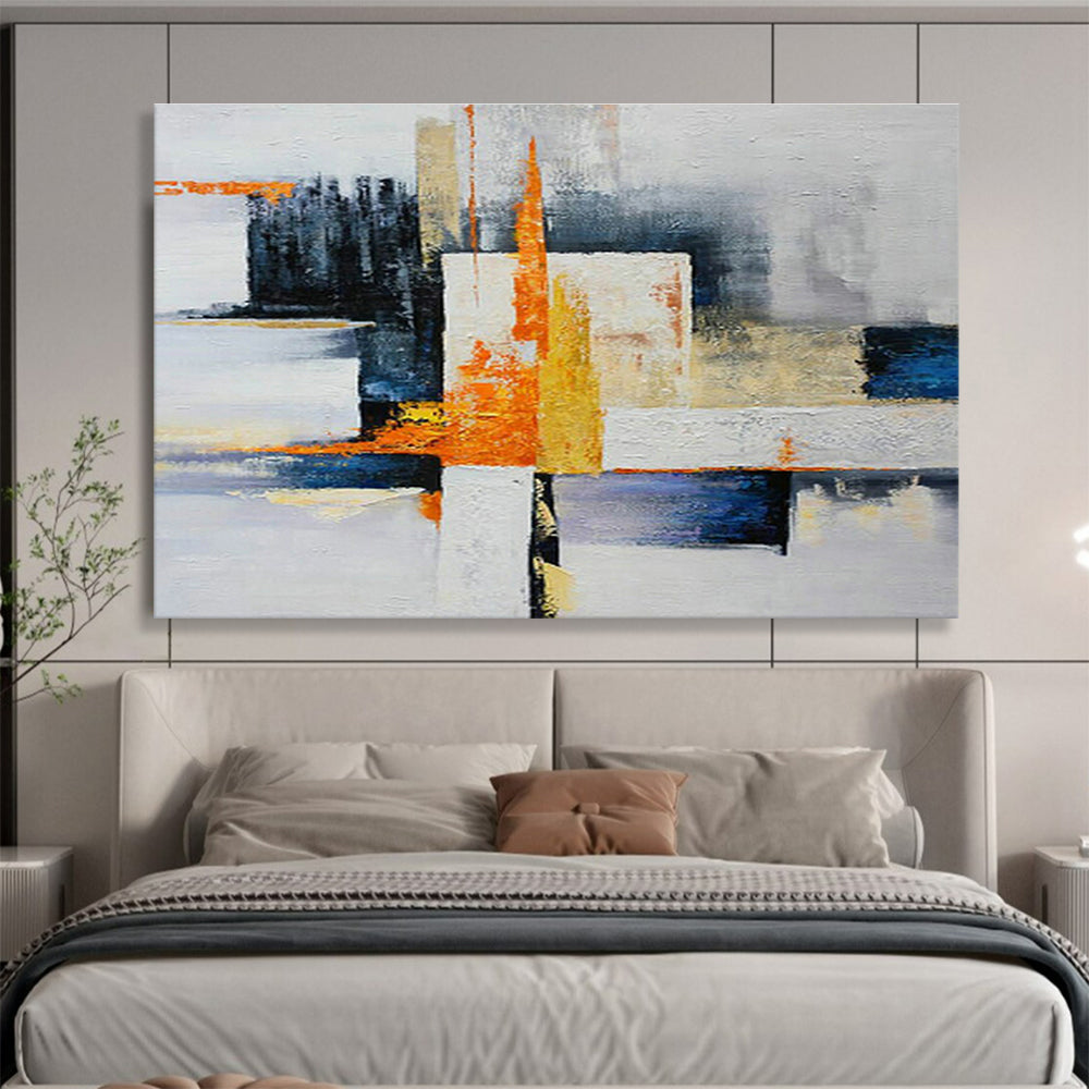 Customizable Underwater Mineral Processing Plant Abstract Hand Painting DLZ2604