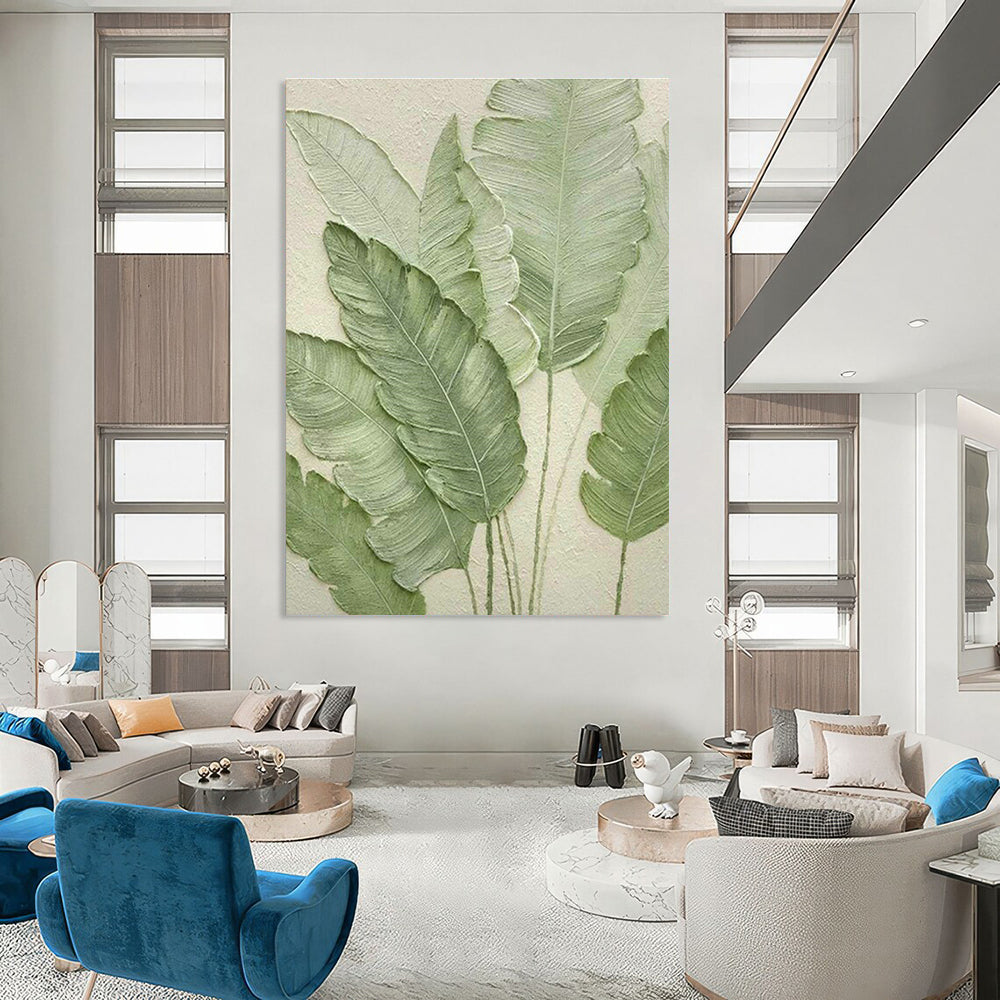 Immense Custom Hand-Painted Abstract Painting - Artistic Passion for Art History Lectures Halls  DLZ0259