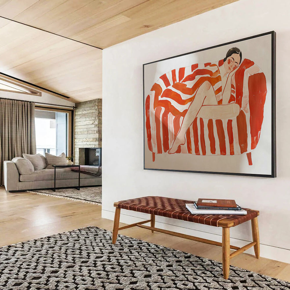 Customizable Classroom Large Abstract Hand Painting