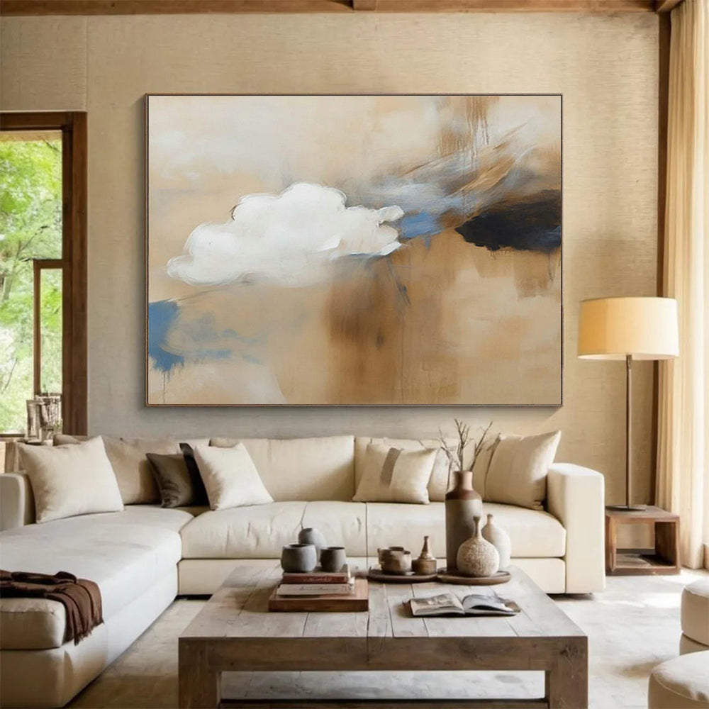 Bespoke Presidential Suite Giant Abstract Hand Painting