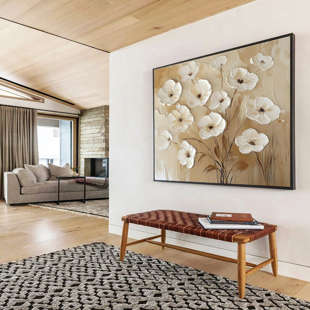 Customized Large-Scale Abstract Hand Painting for Presidential Suite DLZ2693