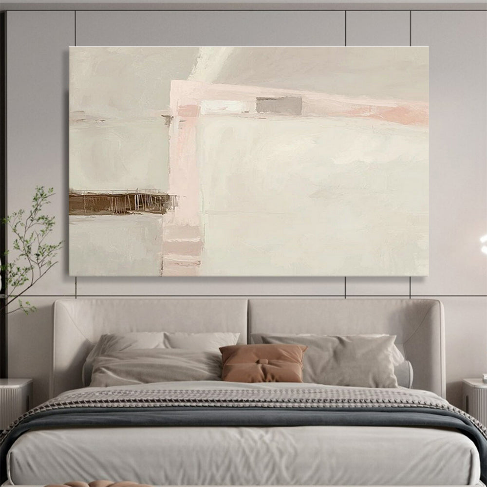 Oversized Custom Abstract Hand Painting for Underground Parking Garage Entrance DLZ2816