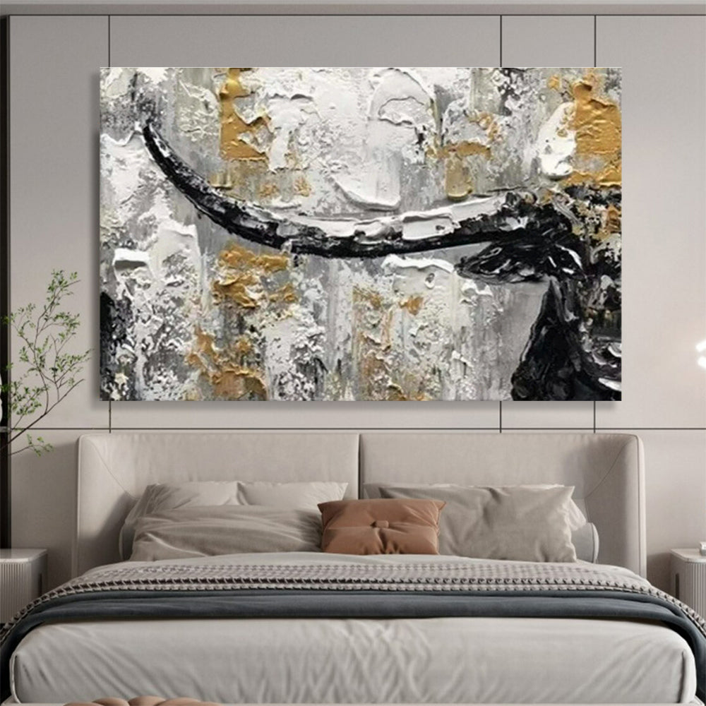 Large-Size Custom Abstract Hand Painting for Karaoke Room DLZ2720