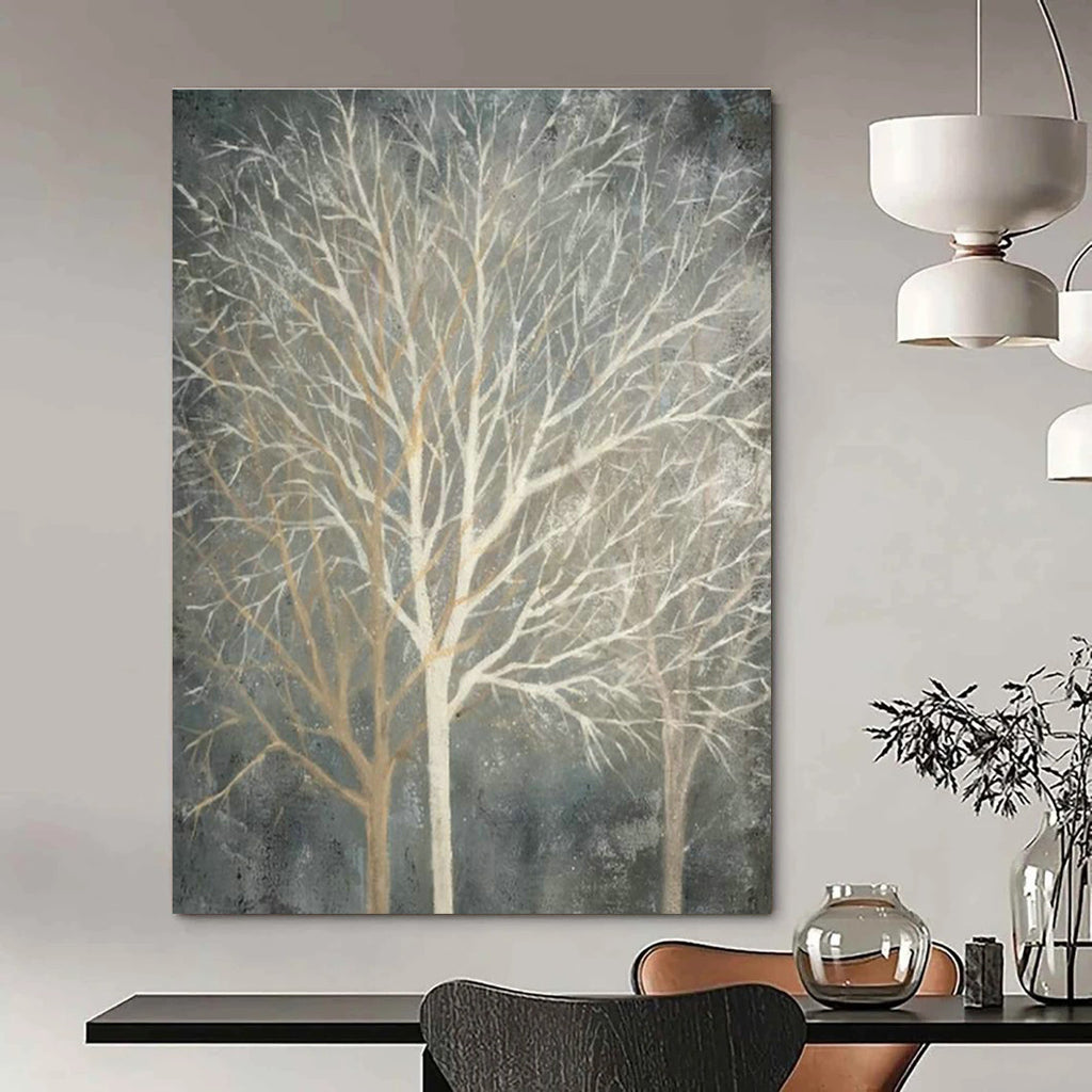 Grand Custom Hand-Painted Abstract Canvas - Avant-Garde Edge for Experimental Theater Festivals  DLZ0304