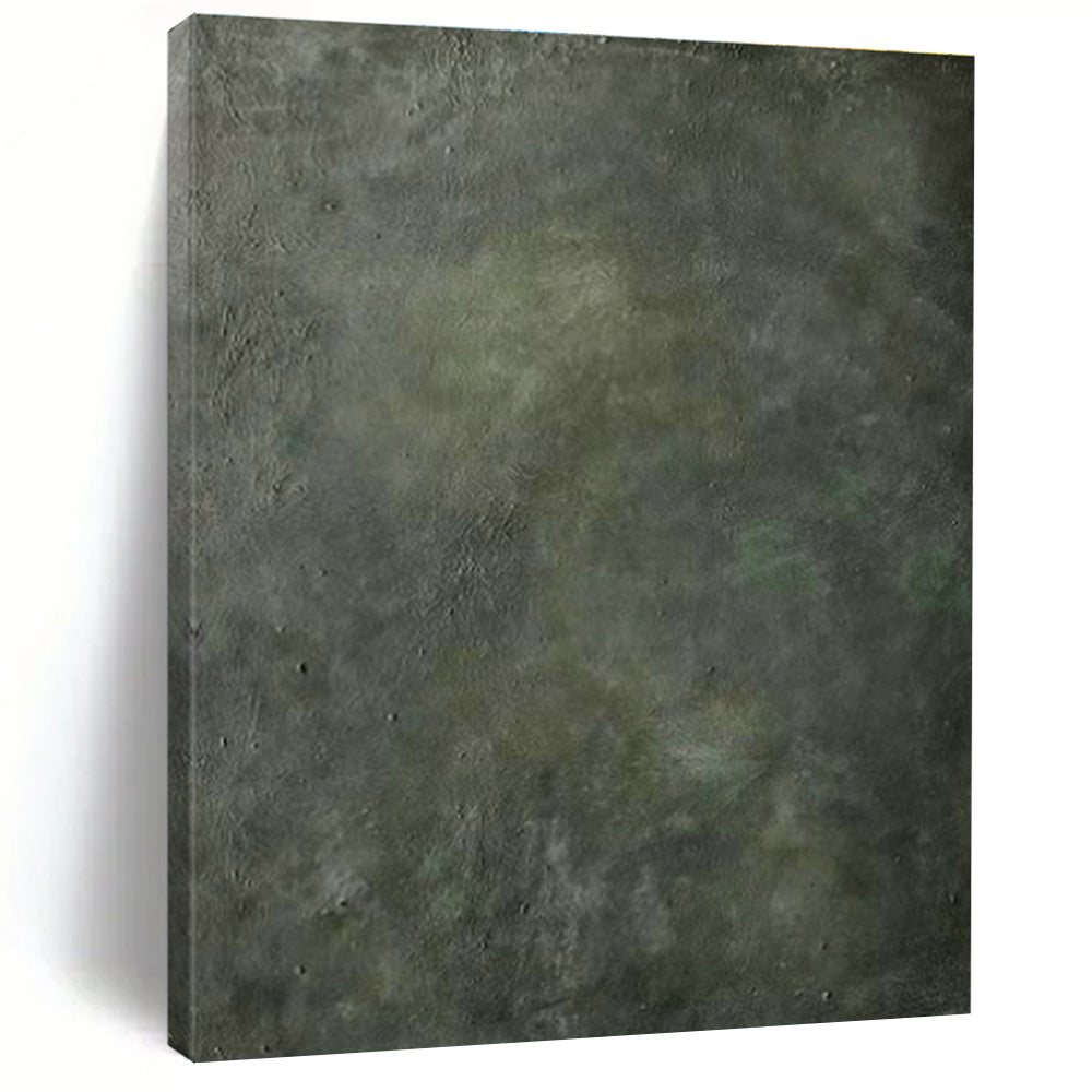 Striking Large-Scale Custom Hand-Painted Abstract Art - Artisanal Appeal for Leatherworking Studios  DLZ0235
