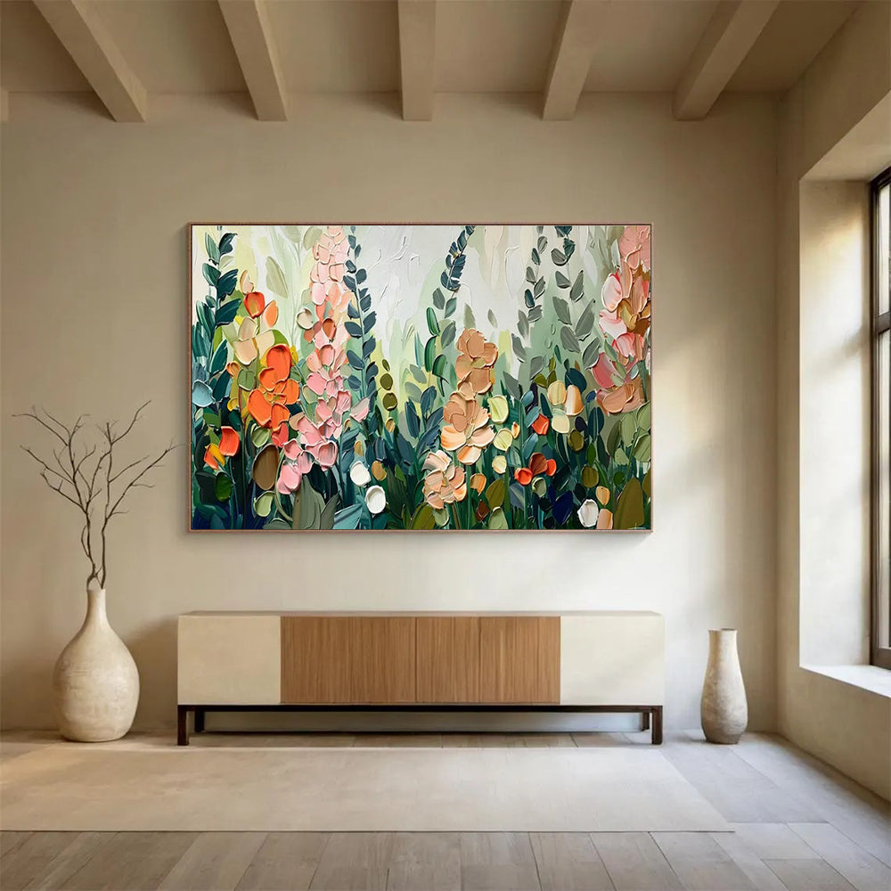 Oversized Custom Hand-Painted Abstract Art for Subterranean Cave Microclimate Research and Monitoring Station DLZ3185