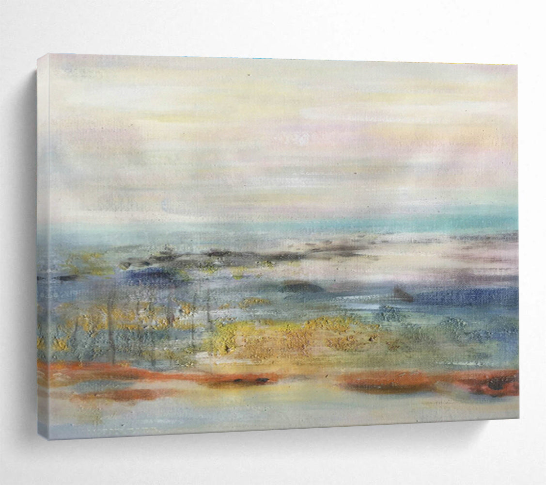 Oversized Custom Abstract Hand Painting for Gym DLZ2684