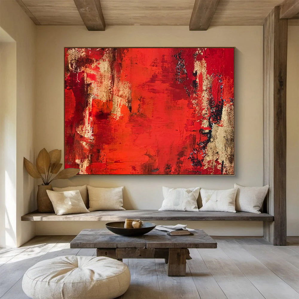 Oversized Custom Hand-Painted Abstract Art for Office DLZ2680