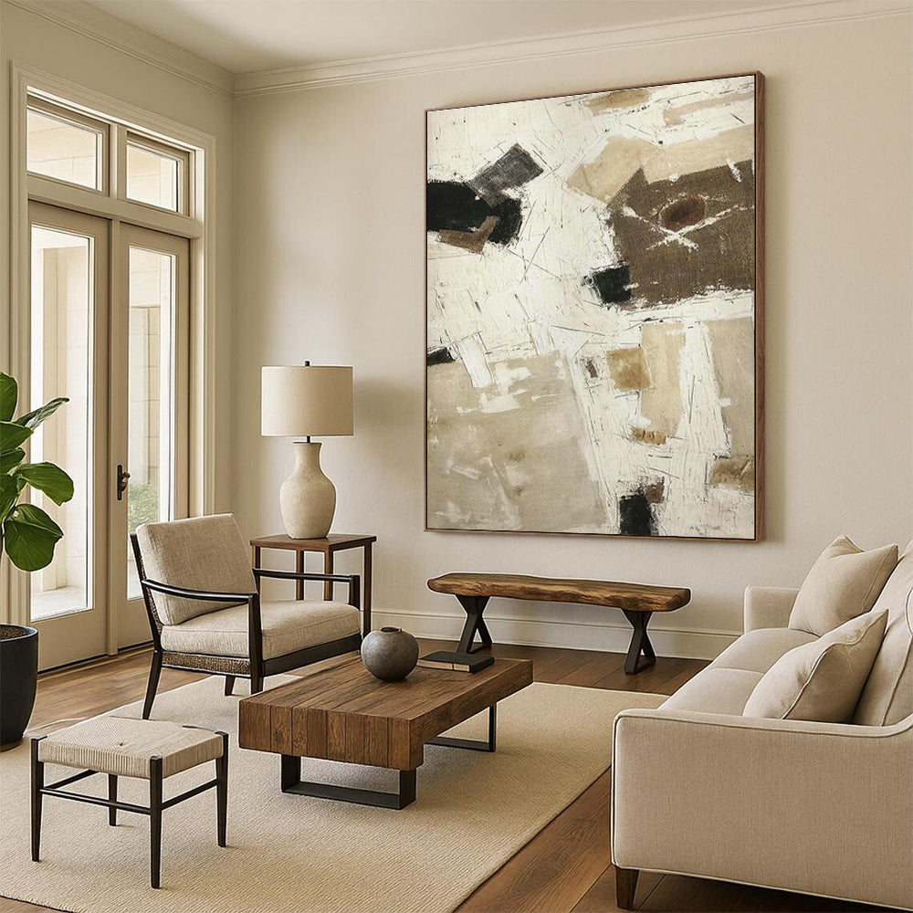 Immense Custom Hand-Painted Abstract Painting - Aromatic Inspiration for Perfume Laboratories  DLZ0210