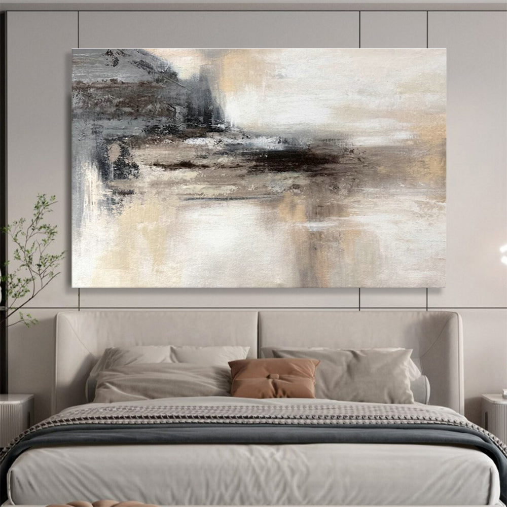 Custom-Made Space Tourism Spacecraft Maintenance Hangar Large Abstract Hand Painting DLZ2666