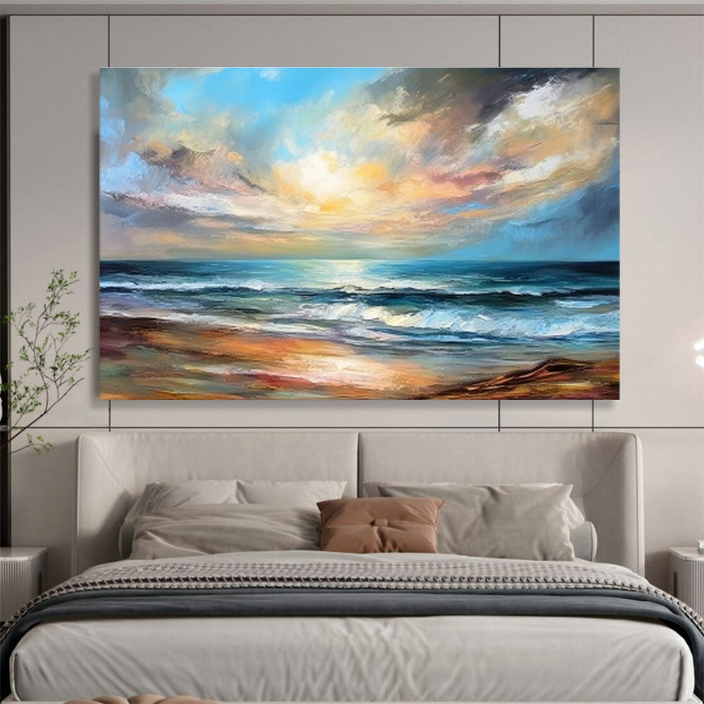 Customizable Underwater Archaeology Site Abstract Hand Painting DLZ2536