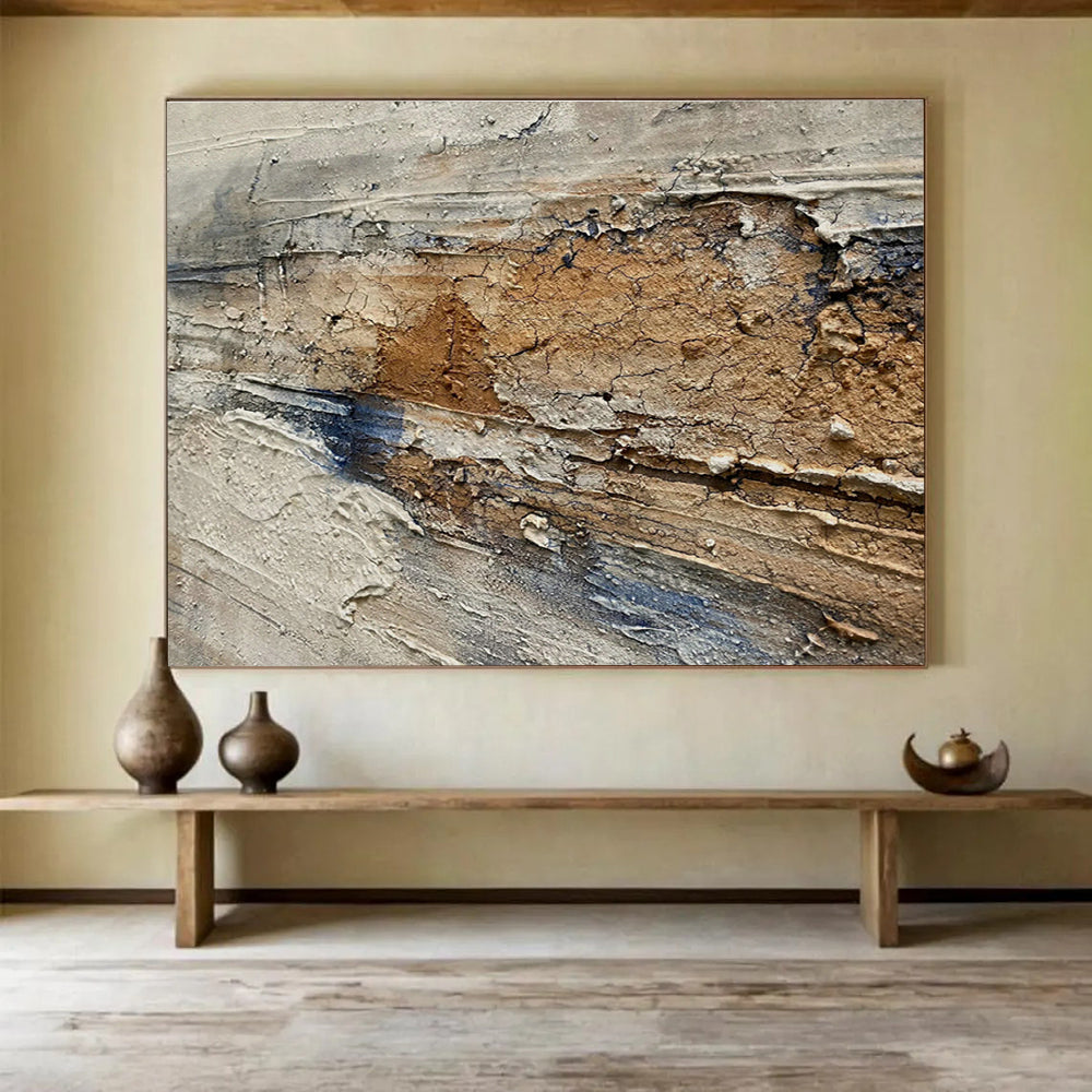 Bespoke Club Large Abstract Hand-Painted Art