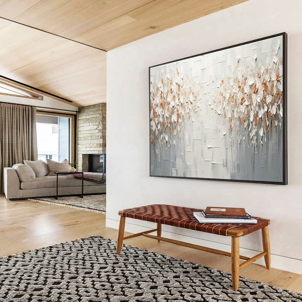 Touchable Relief Custom Hand-Painted Abstract Art—Interactive Decor for Nurseries