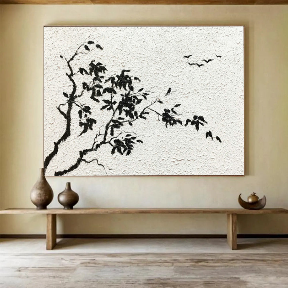 Custom-Made Giant Abstract Hand Painting for Waste - to - Energy Incineration Plant Control Center DLZ2835