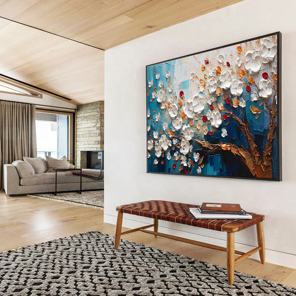 Oversized Custom Hand-Painted Abstract Artwork for Children’s Playrooms DLZ3272