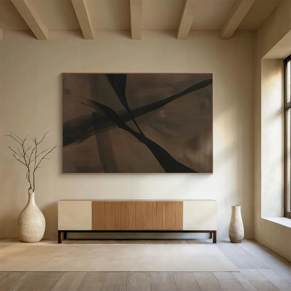 Customized Large-Scale Abstract Hand Painting for Deep-Sea Mineral Exploration Vessel DLZ2969