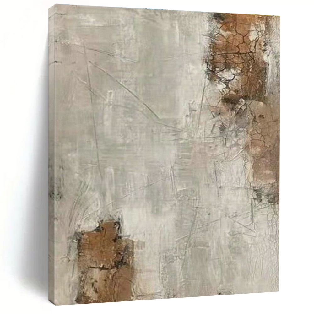 Immense Custom Hand-Painted Abstract Art - Elegant Accent for High-End Watch Stores  DLZ0187