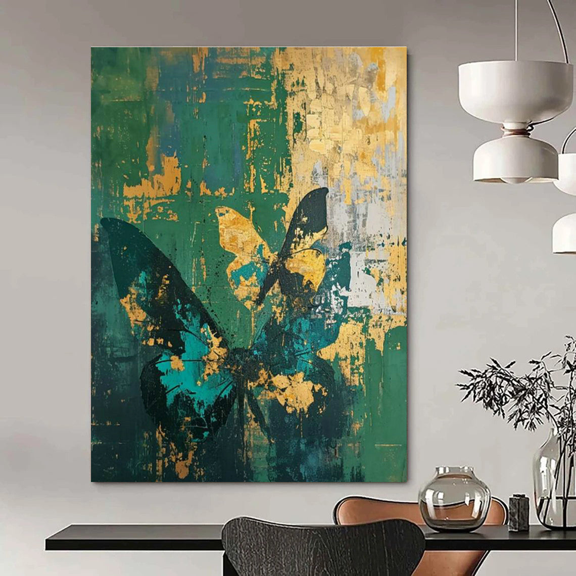 Vast Custom Hand-Painted Abstract Canvas - Artistic Creativity for Comic Book Drawing Workshops  DLZ0297