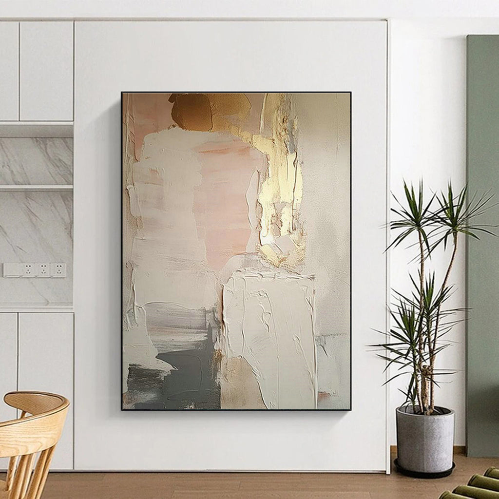 Light Up Sales Offices with Large-Scale Custom Hand-Painted Abstract Paintings  DLZ0130
